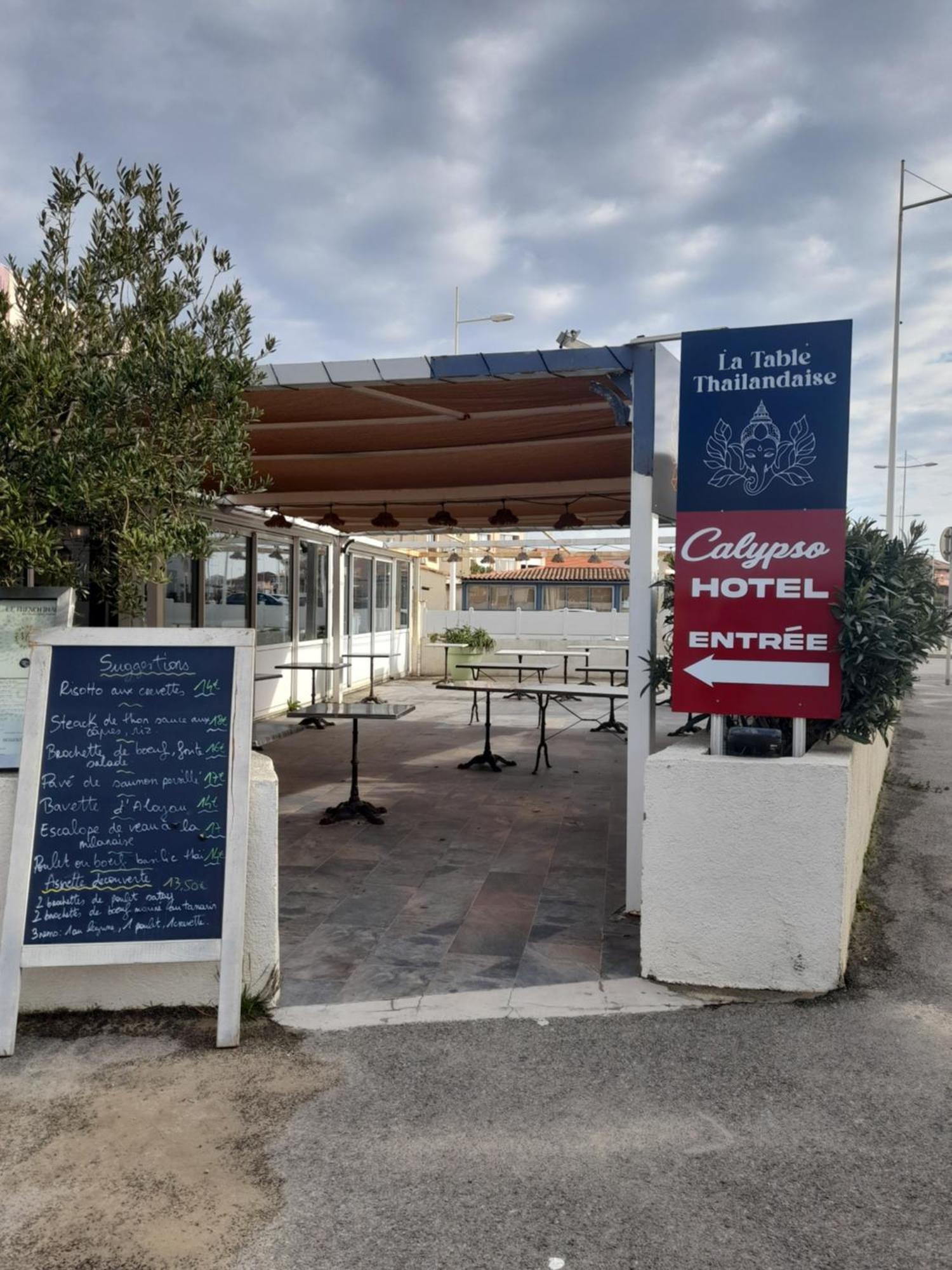 Hotel Restaurant Calypso フォス・シュル・メール エクステリア 写真